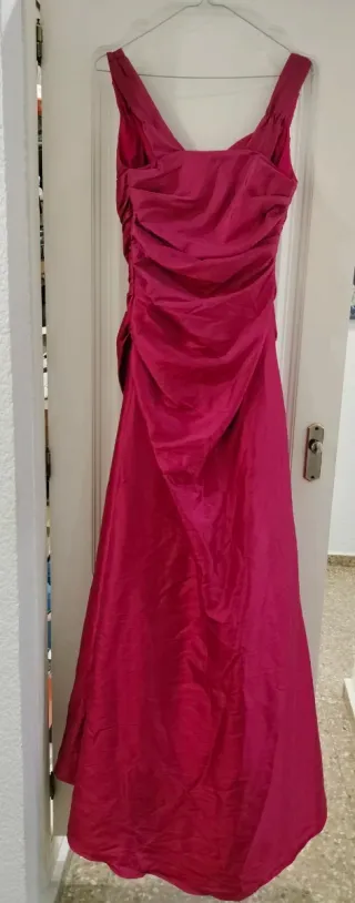 Vestido fiesta fucsia talla S