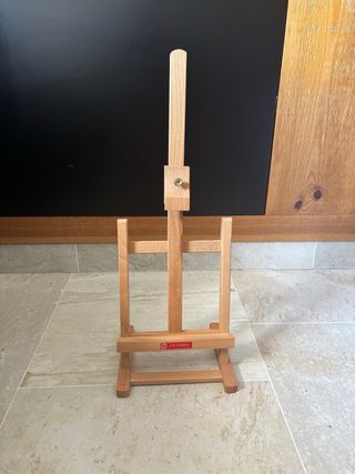 Caballete de madera para pintar