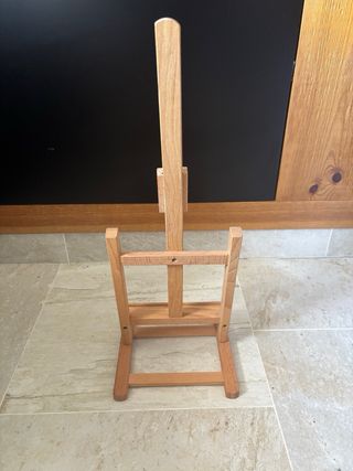 Caballete de madera para pintar