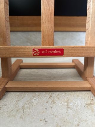 Caballete de madera para pintar