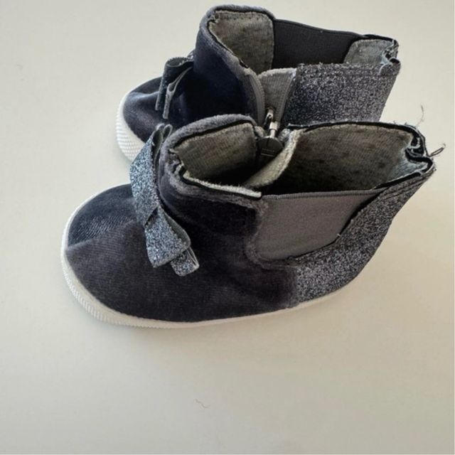 Stivaletti bambina grigi con fiocco Mayoral