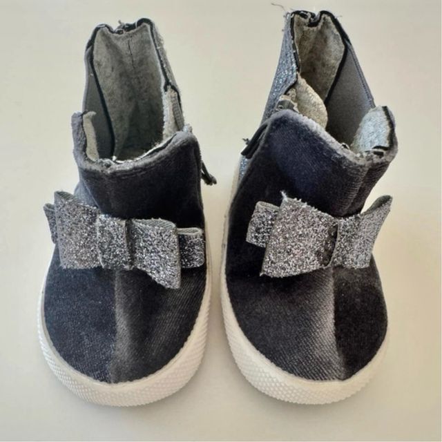 Stivaletti bambina grigi con fiocco Mayoral