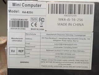 PC Industrial Winsmall i5 16GB RAM 256GB SSD