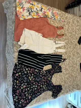 Lote 5 prendas ropa mujer,vestidos,monos...