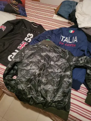 Chaqueta Alpha Industries verde acolchada