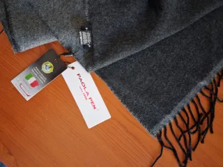 Sciarpa Paola Pen donna grigia. Made in Italy
