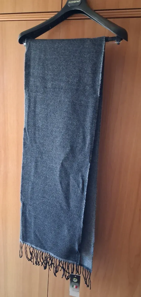 Sciarpa Paola Pen donna grigia. Made in Italy