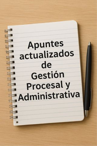 Apuntes de oposición a Justicia (A2)