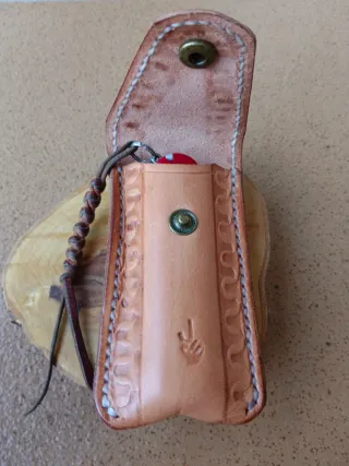 Funda de cuero para navaja 