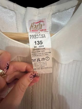 Traje de comunión niña blanco