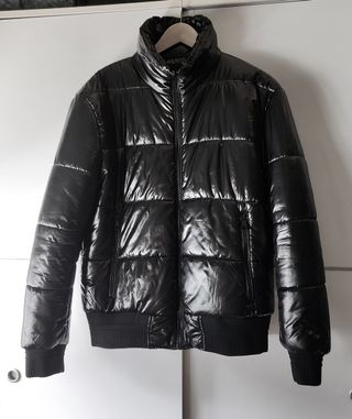 Chaqueta de plumas Zara - Negra - Talla L