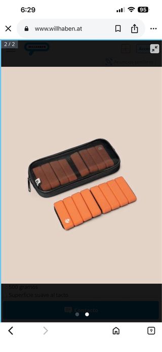 Pesas Muñeca/Tobillo 500g