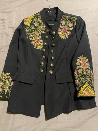Chaqueta bordada mujer talla L
