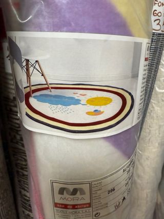 Alfombra redonda 160cm infantil nueva