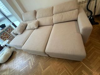 Sofá Chaiselongue 3 plazas Ikea Beige