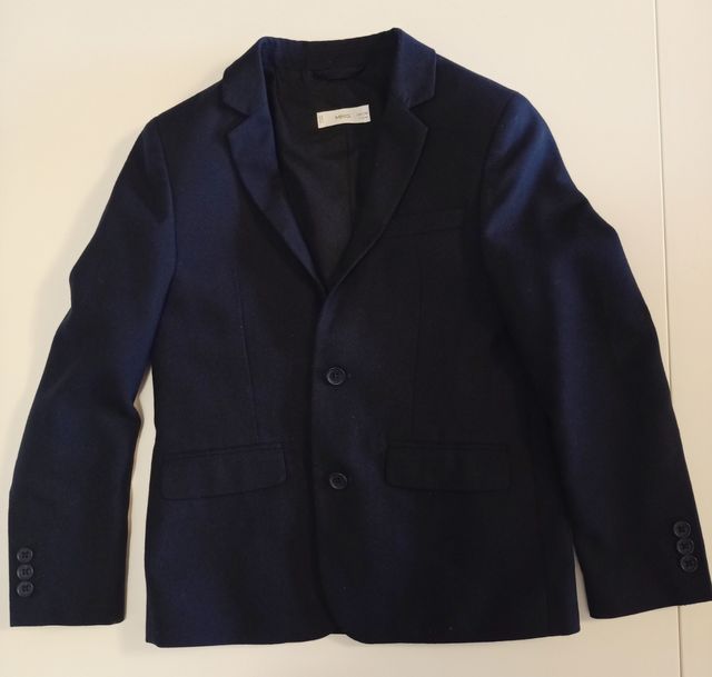 Traje de niño azul marino