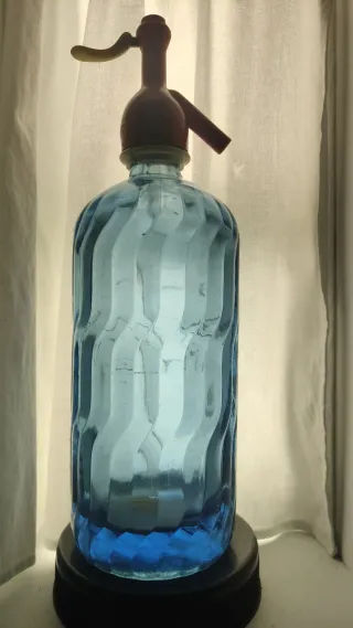 Sifón Casa García Manlleu Azul