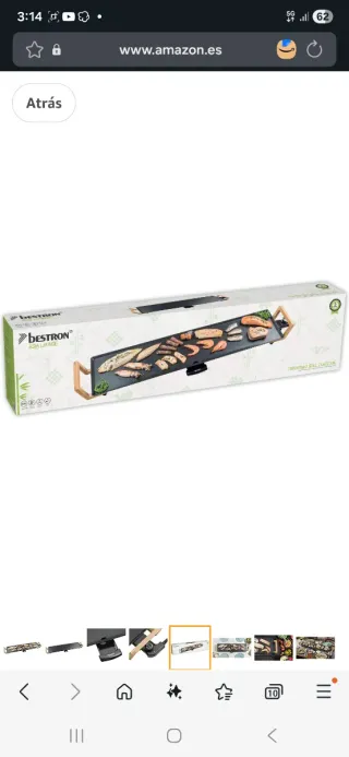 Plancha Eléctrica Bestron XXL Diseño ASIA