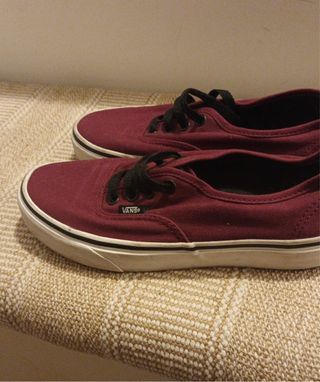 Zapatillas Vans Granate Talla 37