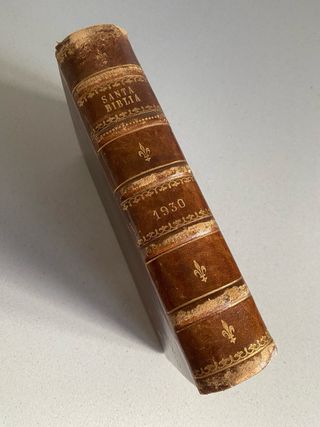 JOYA bibliófila de 1930: "LA SANTA BIBLIA"