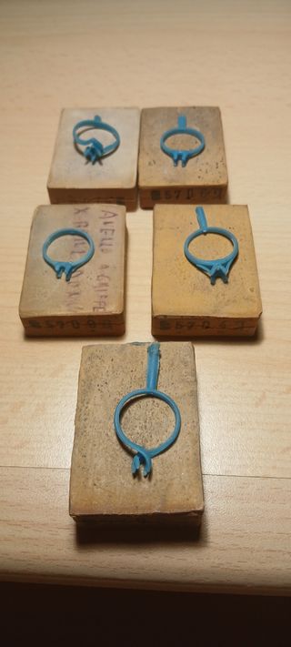 Stampi in gomma per oreficeria