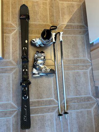 Conjunto Esquí: Esquís, Botas y Bastones