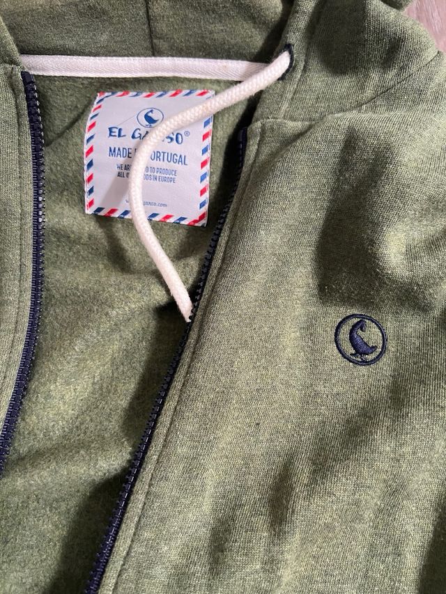 Sudadera El Ganso Verde con Rayas