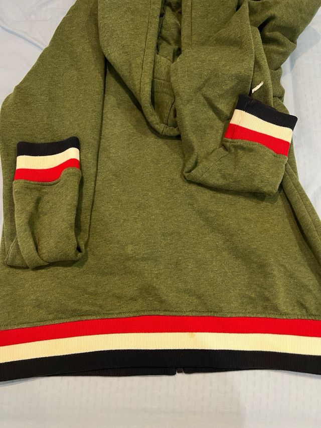 Sudadera El Ganso Verde con Rayas