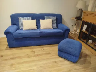 Sofá 3 plazas azul tela
En muy buen estado