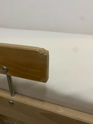 Cama infantil IKEA madera con barrera