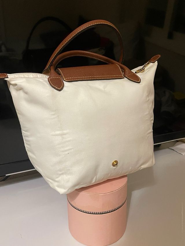 Bolso Longchamp Type S blanco crudo