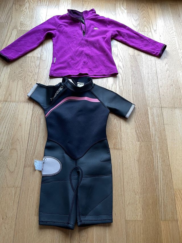 Lote: Traje Neopreno y Forro Polar