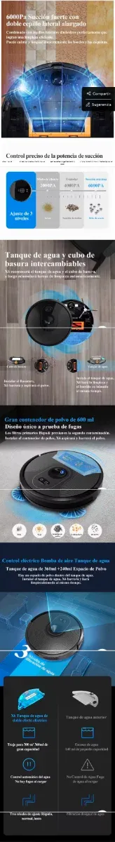 Robot Aspirador Abir X6