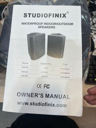 Altavoces Bluetooth STUDIOFINIX 6.5 Negro