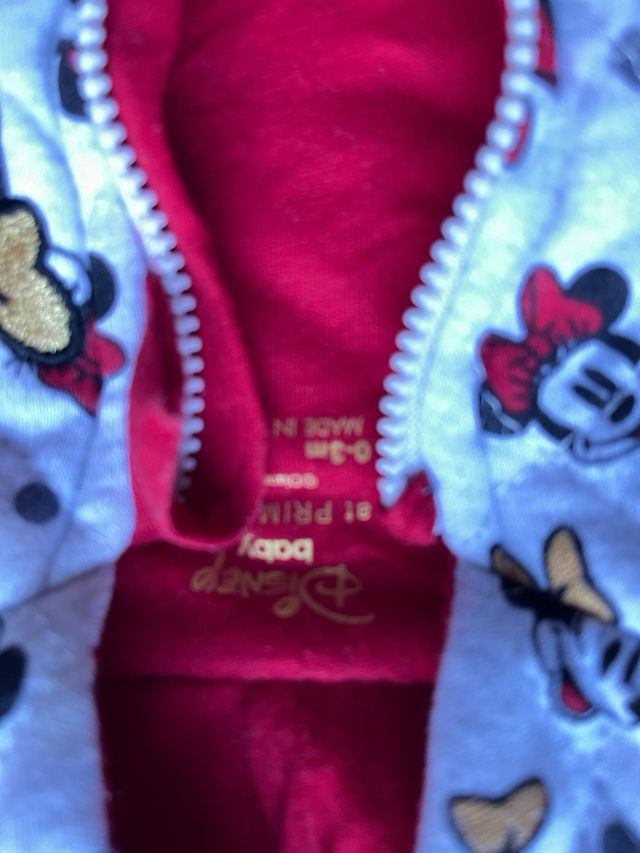 Body Minnie Mouse 0-3 meses