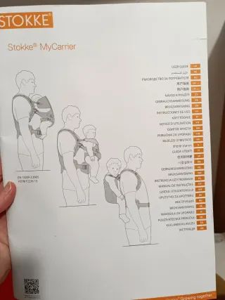 Mochila portabebés Stokke MyCarrier 3 en 1