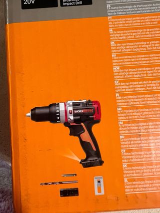 Taladro Percutor Worx Nitro WX354.9 20V Brushless