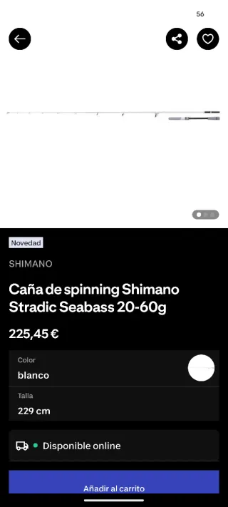 ¡¡ OFERTA !! Caña Shimano Stradic Sea Bass