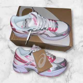 Scarpe Asics Gel 1130 Bianche Argento Rosa