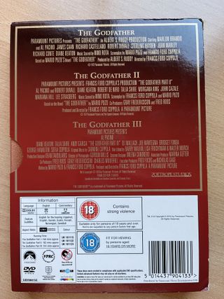 Colección DVD El Padrino (4 discos)