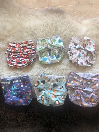 Pañales de TELA BAMBINO MIO y REGALO