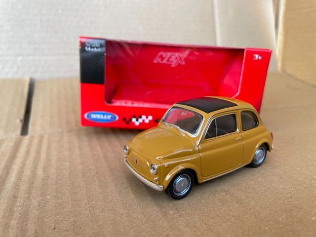 Coche Welly Nex Fiat 500 Nuevo