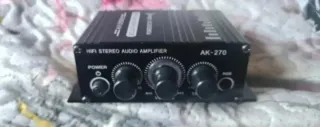 Mini Amplificador Audio AK270 400W + Fuente