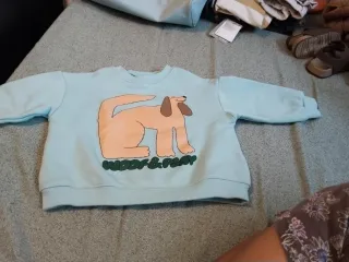 Sudadera Zara niño perro Woof & Play