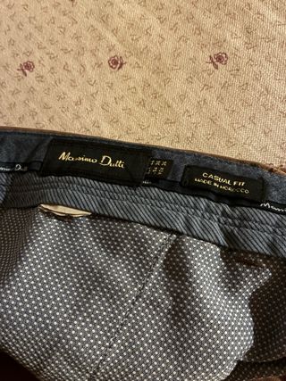 Pantalón Massimo Dutti Marrón