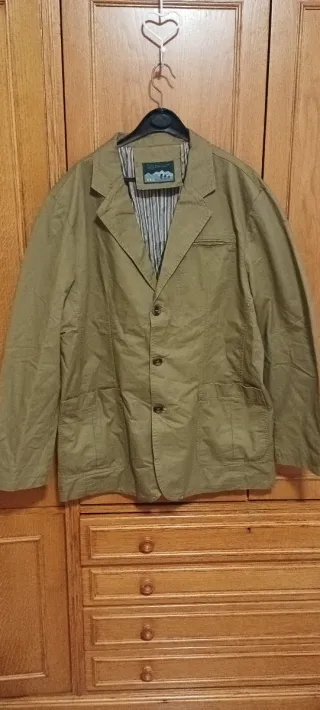 Chaqueta elegante verde oliva