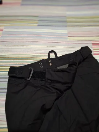 Pantalón esquí mujer WEDZE impermeable color negro