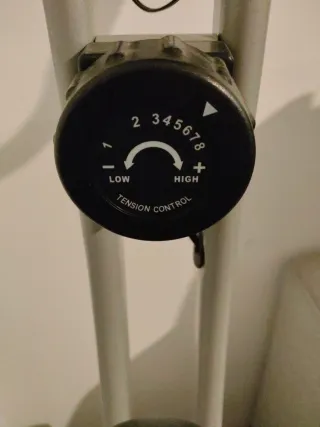 Bicicleta Estática Verde y Gris