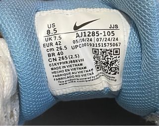 Nike Air Max Talla 42 Azul Blanco.
Poco uso.