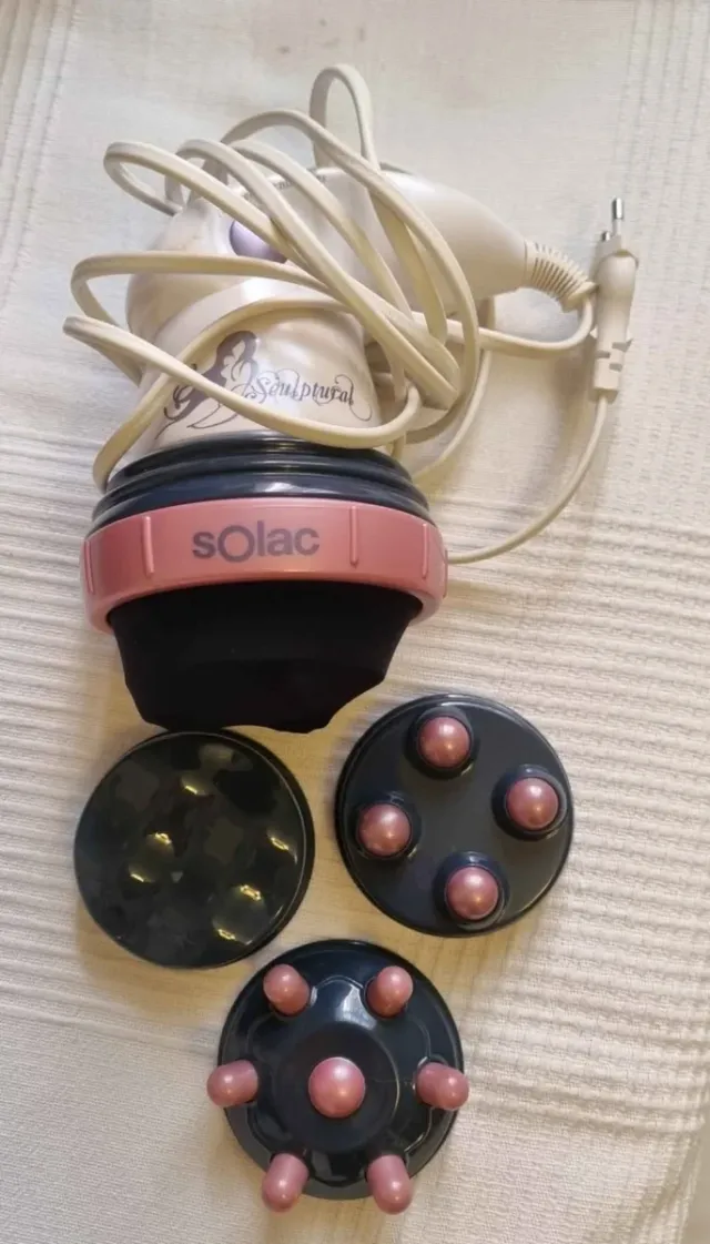 Máquina anticelulítica Solac con 4 cabezales